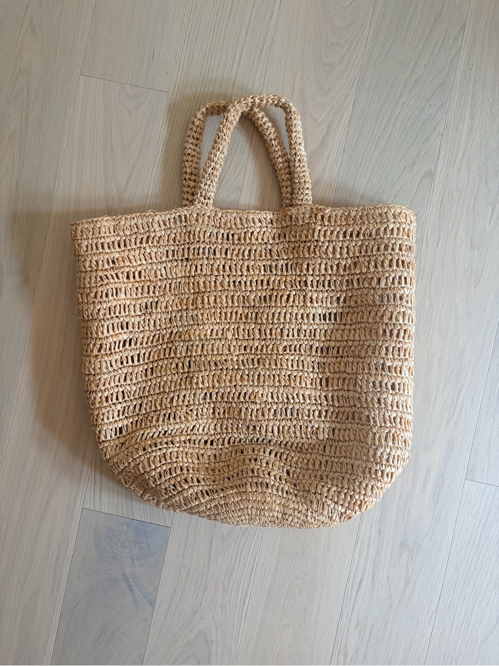 Jenni Kayne Raffia Tote Bag in Natural
